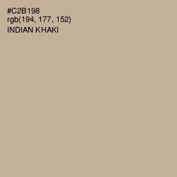 #C2B198 - Indian Khaki Color Image